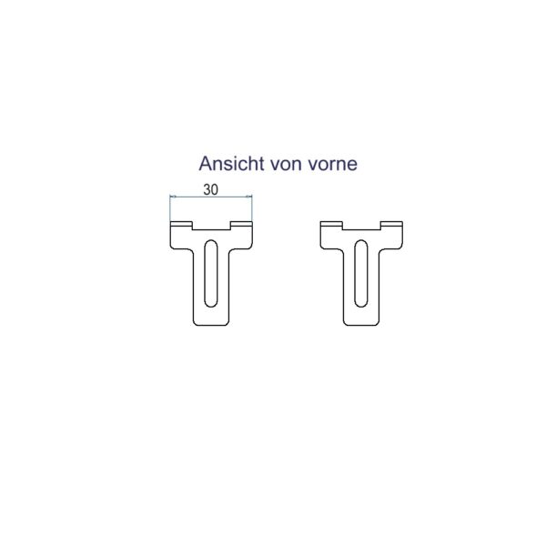 Produktbild WAD 102 002  -  Befestigungsset zu Wandauslass  WAD für Gehäuse Typ 2